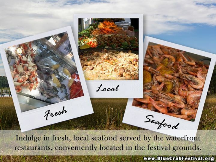 BlueCrabFestSC's tweet photo. The sale is seafood (including blue crabs) at the festival is limited to the local restaurants, listed at https://t.co/BLrCLHSUQm. https://t.co/26aSkl1n6g