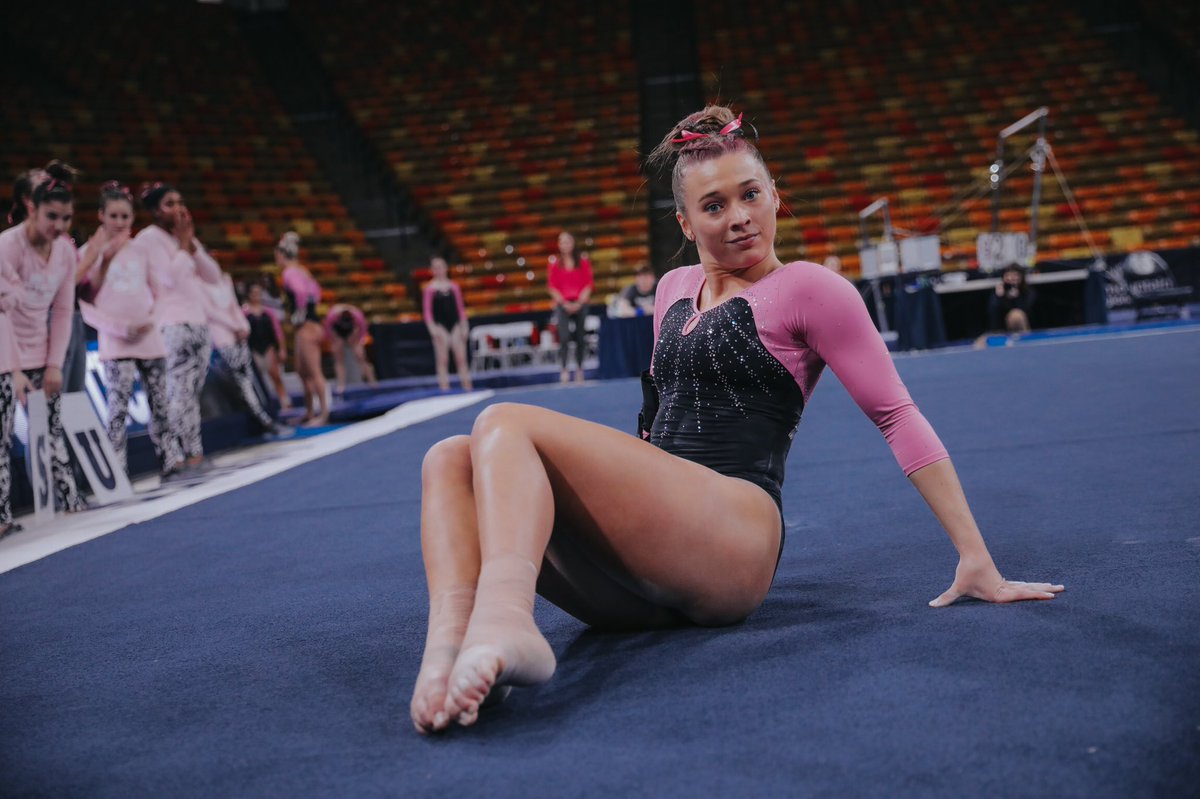 USUGymnastics's tweet photo. Flying high after last night‼️

#AggiesAllTheWay | #MakeTheLeap https://t.co/E7qP6oDNTW