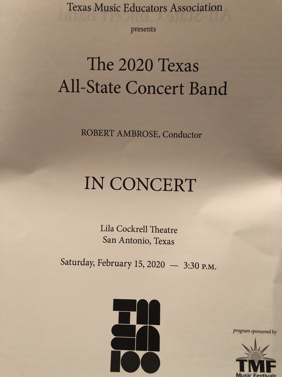 Harwell_Band's tweet photo. TMEA Convention highlight. Economedes HS Band member Natassha Aguilar selected into the Texas All State Concert Band.....              former Lion 🦁 #itstartswithmusic https://t.co/a0boxqVjEc