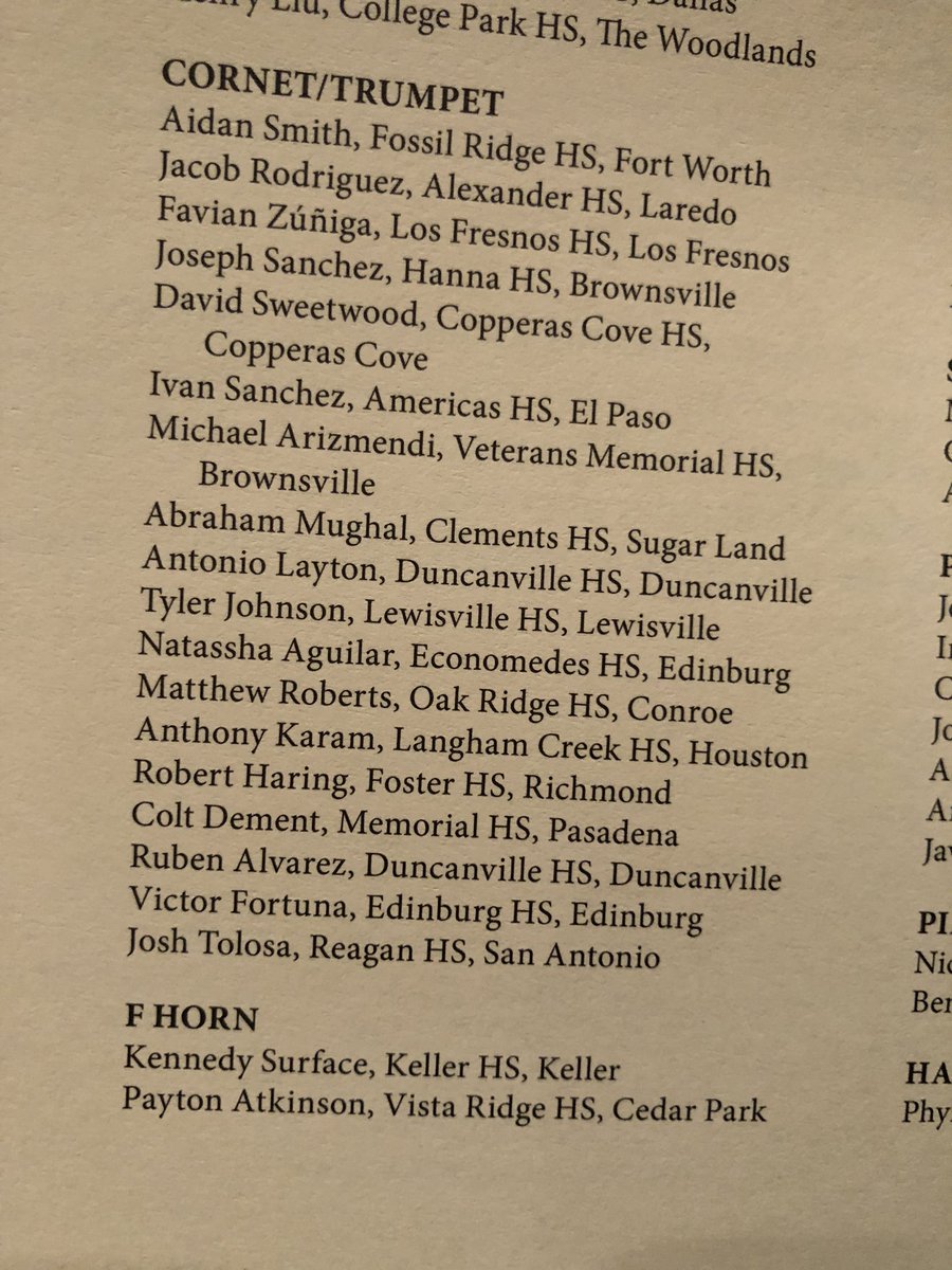 Harwell_Band's tweet photo. TMEA Convention highlight. Economedes HS Band member Natassha Aguilar selected into the Texas All State Concert Band.....              former Lion 🦁 #itstartswithmusic https://t.co/a0boxqVjEc
