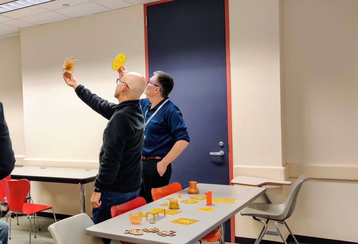 morrill_rob's tweet photo. Phew! Finished my @tinkercad Codeblocks session with only the normal amount of technical snafuery. Prez Slides show here. @construct3dconf @GiftedTawk @wagongrrl #codeyoucantouch https://t.co/9nY29FjMBA https://t.co/RooVQhF4WP