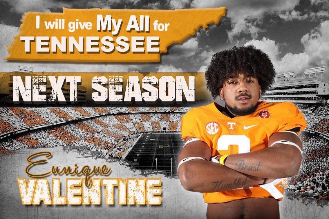 euniquev3's tweet photo. Recruitment closed. @Vol_Football @CoachJPruitt @CoachStiff @CoachRosser2x https://t.co/B6QrN9UrI5