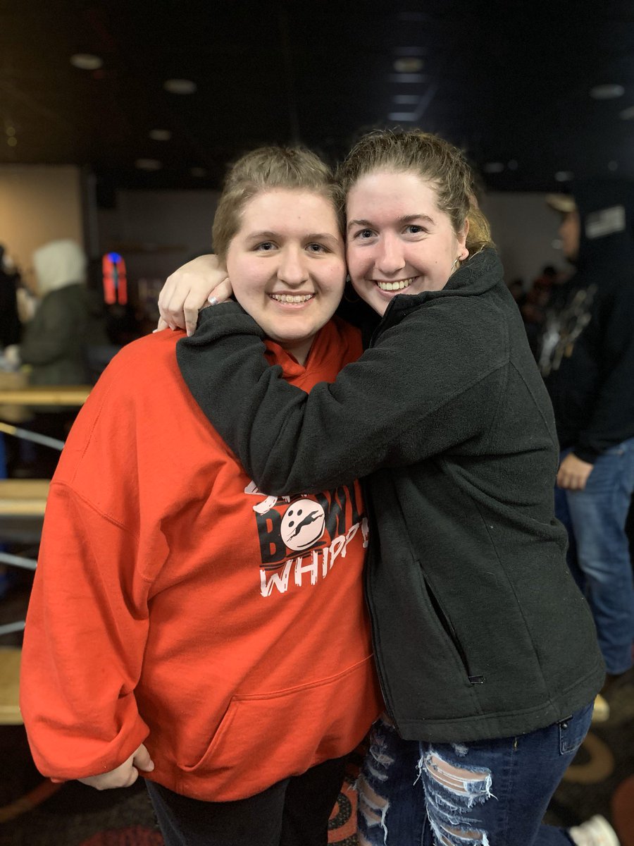AllisonUplinger's tweet photo. My baby sissy is going to districts!! She bowled a 504 series! I’m one proud sister ❤️🎳 https://t.co/1CwHzBuux9