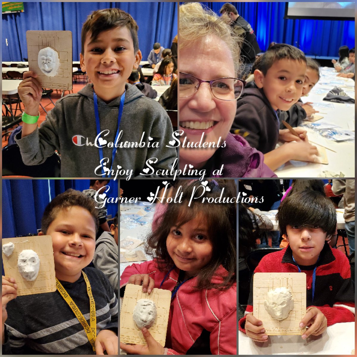 Columbia students enjoy sculpting at Garner Holt Productions <a href="/ShawnessyWatts/">Shawnessy Watts</a> <a href="/Columbia_VVUSD/">Columbia Elementary</a>