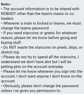 teamluxury_'s tweet photo. ATTENTION OTL:
the rules for the club account! https://t.co/Xv2YBFiozu