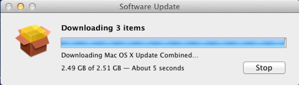 britGorilla's tweet image. Why get stuck at 5 seconds left?! #MacOSxLion #Updates