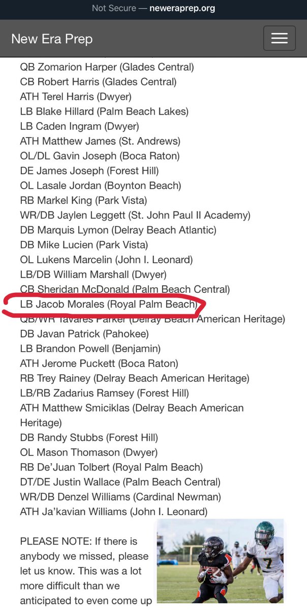 Grateful to be on C/o 2022 top 50💯 <a href="/EraPrep/">New Era Prep</a> @Rpbcatfootball <a href="/j9cob_/">Jacob Acosta</a>
