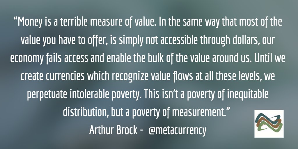 One of the aspects we need to remember for #GameB is measures and standards. How can we get more intimate with reality? #warmdata