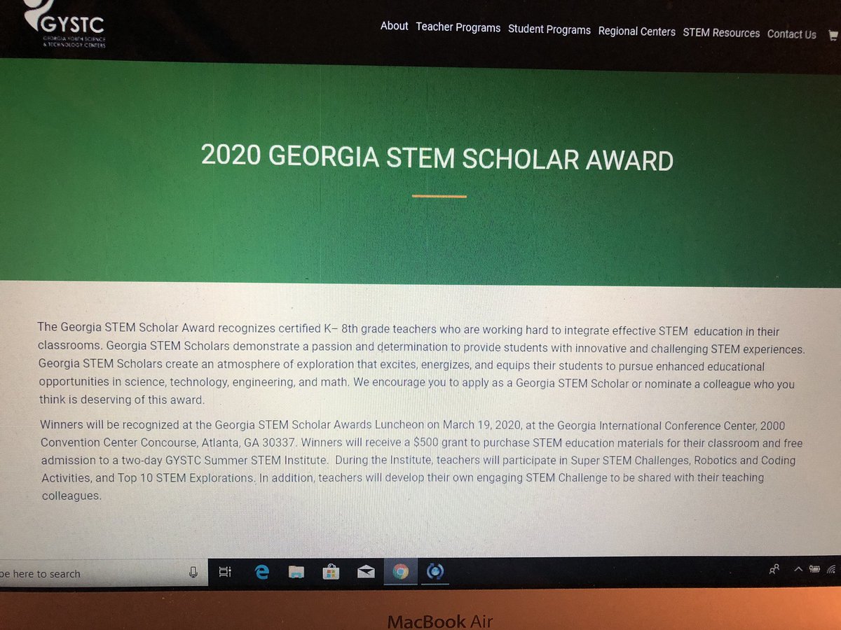 Hubbard_Elem's tweet photo. Congratulations to Ms. K. Davis and Dr. K. Harris for being selected as 2020 Georgia STEM  Scholar Award recipients!! https://t.co/FYPAFRcPEe