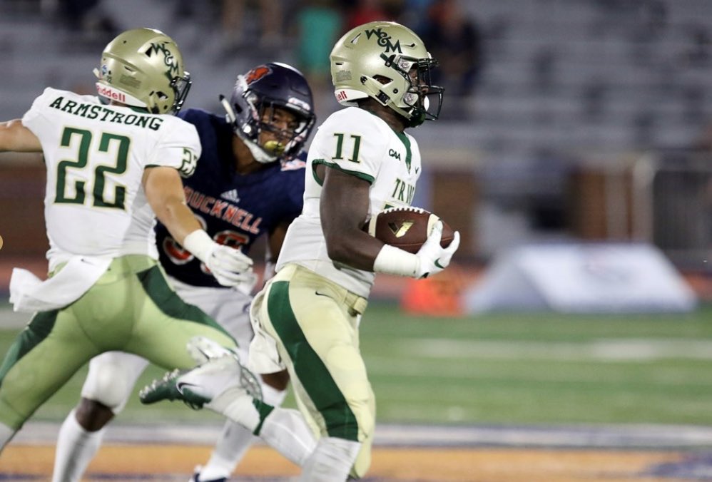 CalebCurtain's tweet photo. Extremely blessed to announce that I have received my first Division 1 football scholarship offer from the William and Mary! @BoRevell @CoachMikeLondon @CoachMLondonjr https://t.co/nBmm7PAOUo