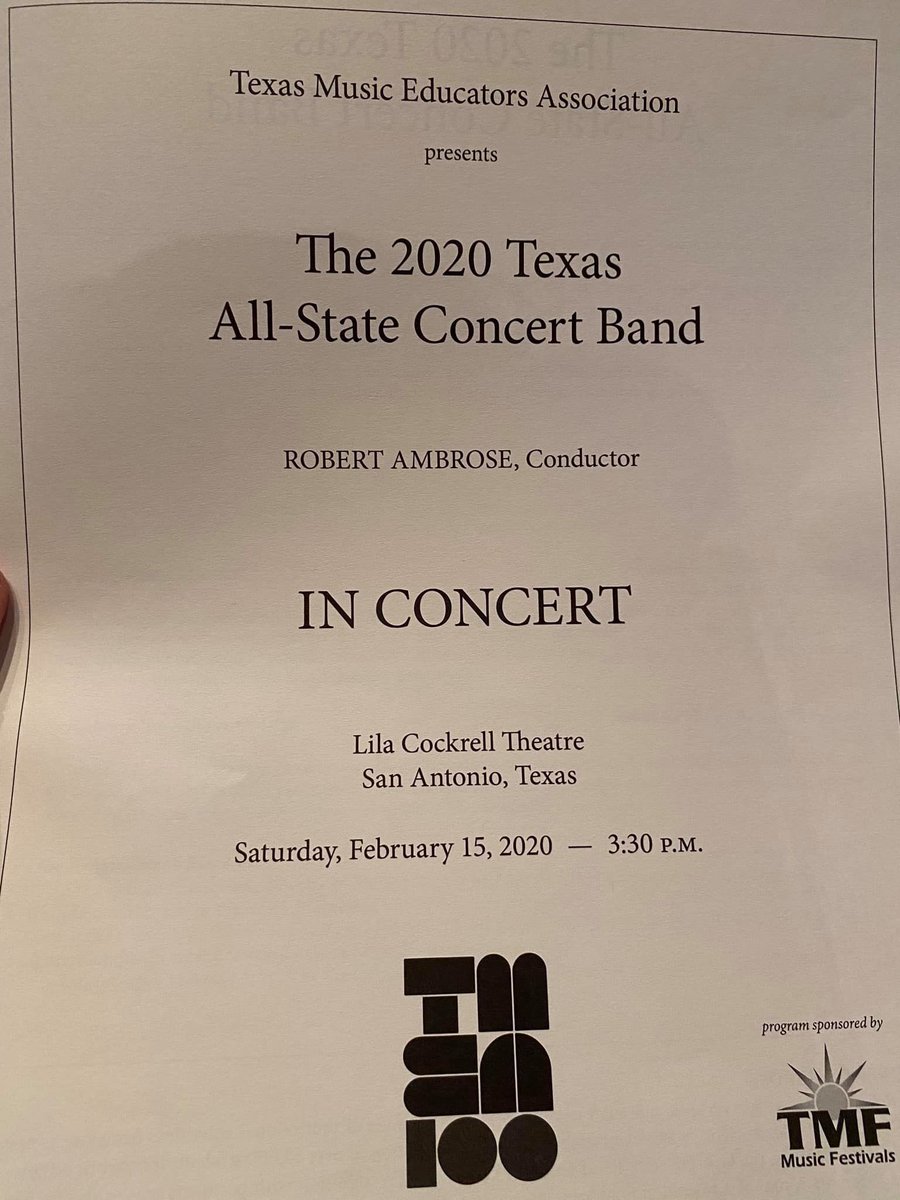 Bridgeland_Band's tweet photo. Congrats to our 1st All-State member!  Excellent job - it starts with music!  Go Bears!  @BridgelandCFISD @BridgelandMedia https://t.co/4aEaMXnzP4