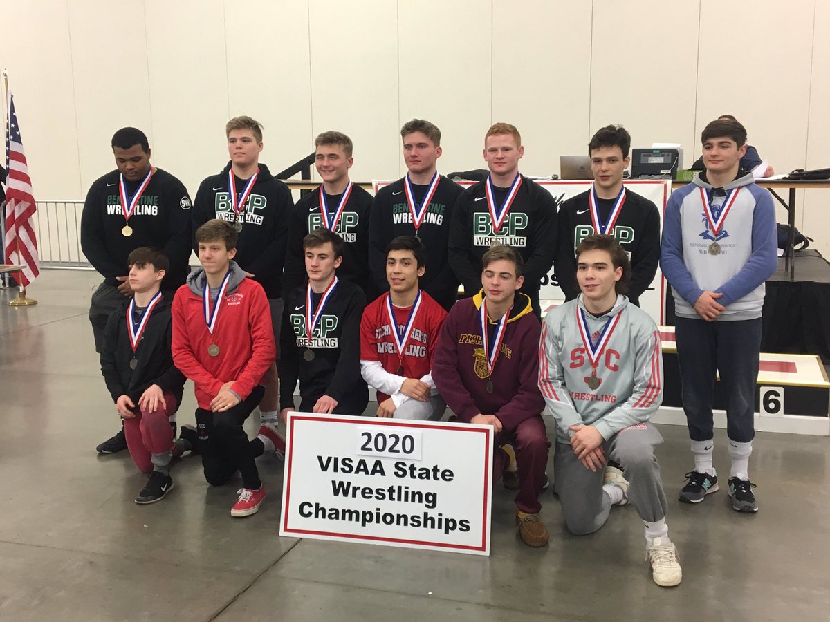 ZachJoachim's tweet photo. All the individual champions from today’s VISAA championship. Benedictine had seven champs, St. Christopher’s had three. #804Varsity @STCAthletics @cadetsports1 https://t.co/dLMQFBZgTS