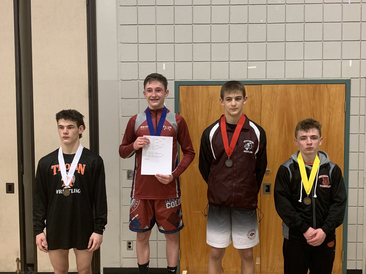 Congratulations to District Qualifiers Tom Gradwell(4th) and Cole Wilson 4 time Sectional Champion. Next weekend they will wrestle at District III championships at Spring Grove. Ryan Hussey took 5th place and will be an alternate. <a href="/NESD/">Northeastern Bobcats</a> 🚂ALLABOARD