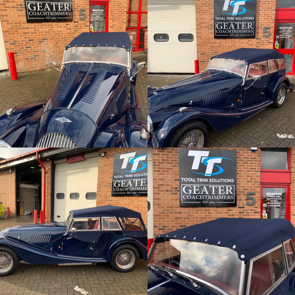 New hood tailored on this stunning Morgan