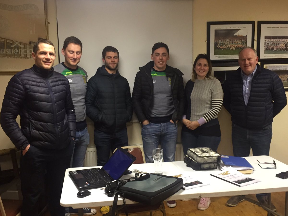 Wow what a night at our coaching information night. Huge credit to our Coaching committee of Timmy &amp; Conor Hammersley, James Heffernan , Jason Forristal &amp; John O Keeffe. Also to Michael Slattery &amp; Siobhán Heffernan juvenile chairperson &amp; secretary. Thanks to the great crowd there