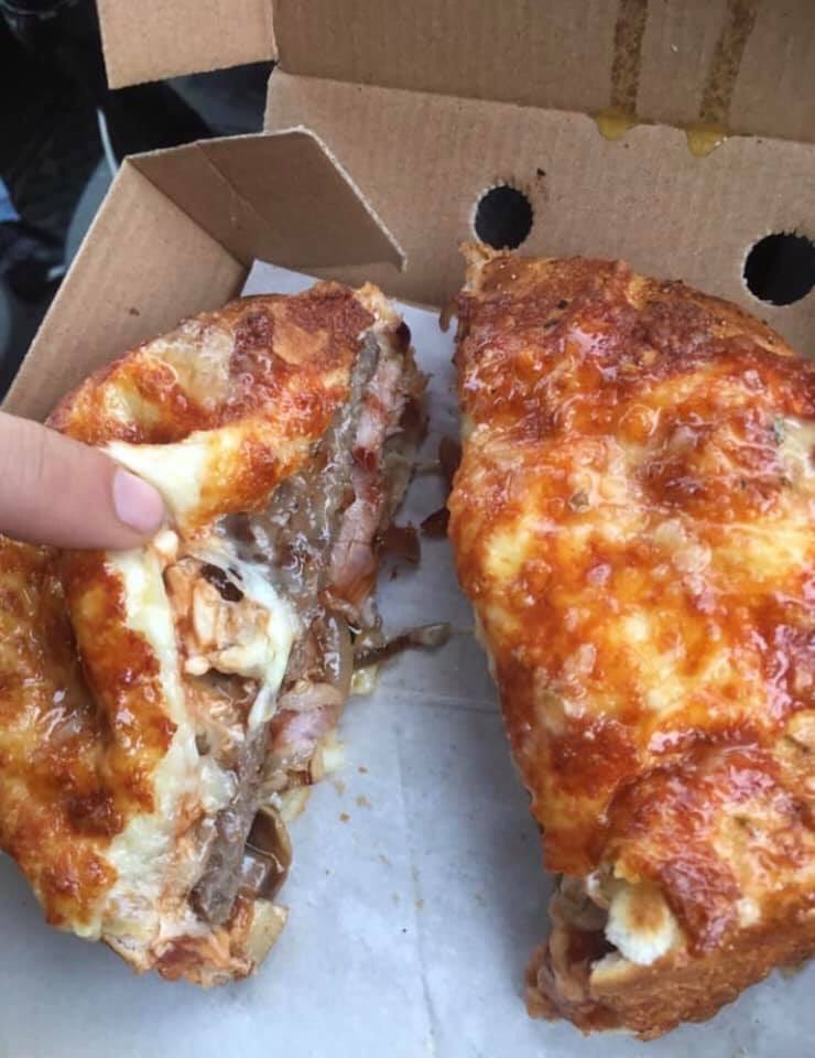 Rate My Plate on Twitter "Bbq FlameGrilled Burger Pizza by John M