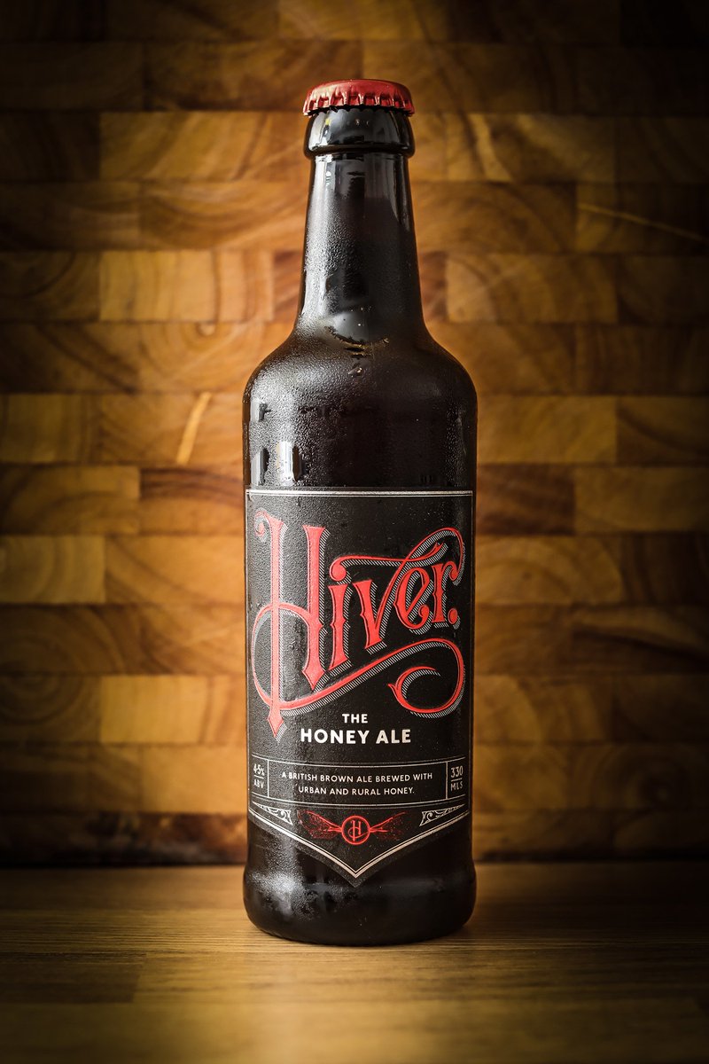 Enjoyed photographing (and then drinking) my <a href="/HiverBeers/">Hiver Beers</a> Honey Ale this evening. #newfavouritebeer