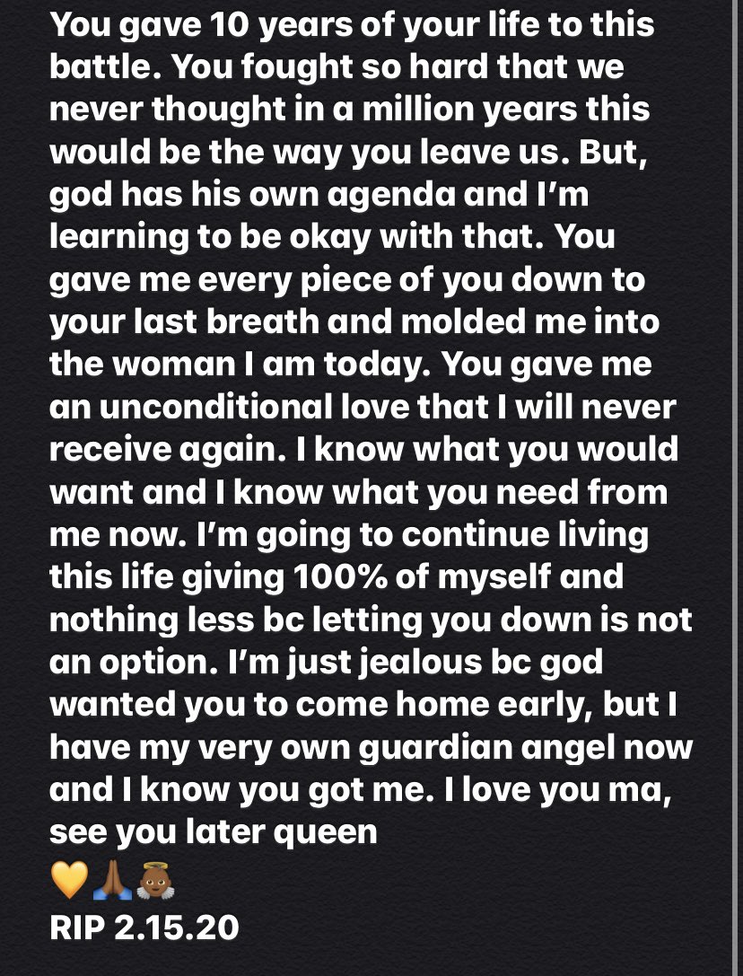 _yastiff's tweet image. RIP MA 🧡🙏🏾 2.15.20