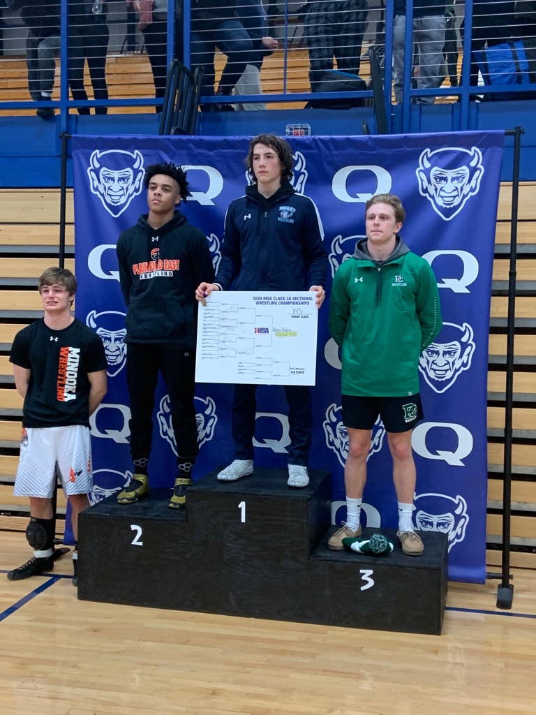 State bound B*East 145 lbs Sectional Champ Adam Thebeau
