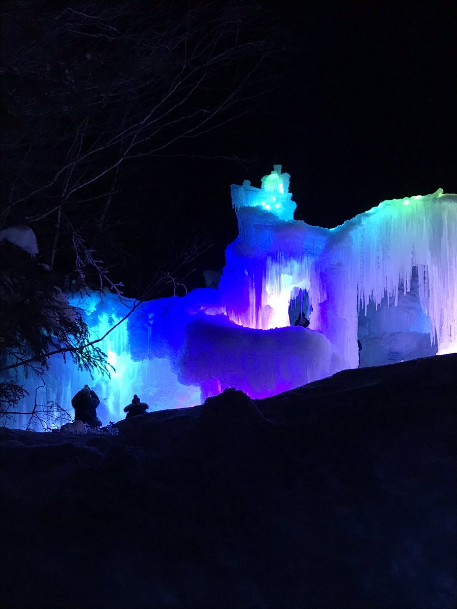 New Hampshire ice castles just amazing!
