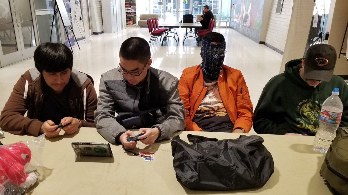 Here at our club members taking a break