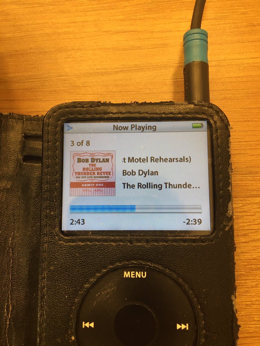 TRextasyBand's tweet photo. Bob Dylan - ‘The Rolling Thunder Review’. Great after-gig listening. Such a fantastic set of discs of live material and rehearsals. #bobdylan #rock #live #rollingthunder @bobdylan @clem_burke #cdset https://t.co/2AWKqAPHm9