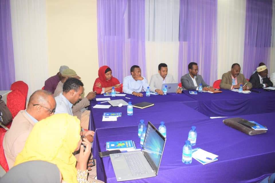 MinistryofPubl2's tweet photo. The Minister of Ministry of Public Works together with the Director General attended capacity building consultation meeting between #UNOPS, FGS and regional states. https://t.co/QyzjEeWcBZ