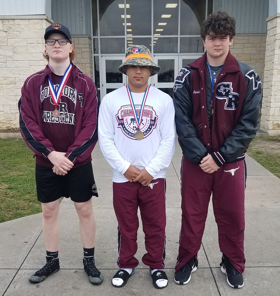 GRHSwrestling's tweet photo. Luke, Samad & Austin #6Astatebound @WeAreGRHS @GRHSABC @pinkpatterson @GRHS_Football @Duns_more https://t.co/jMULCDnU07