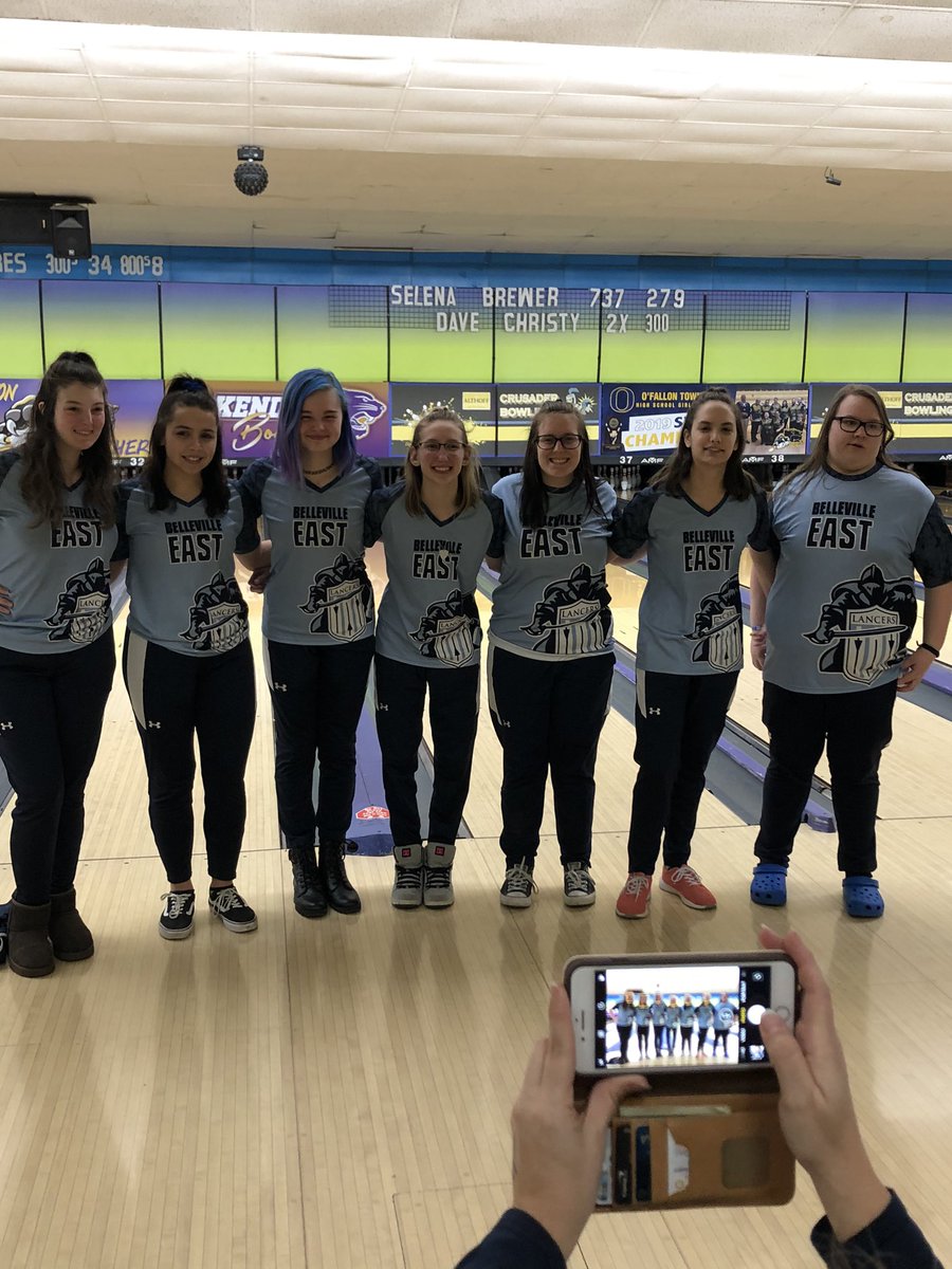 Not the best day on the lanes, but these girls are resilient and are State Bound! Finished 3rd and will be headed north! Congrats Ladies!