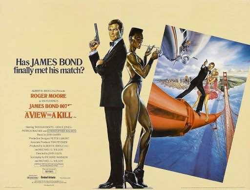 VIEW TO A KILL: I actually loved this one! While it’s the 3rd 80s  #Bond film it feels like the first to fully shed the 70s & embrace the 80s & it’s all the better for it. Won’t be sad to see Moore go but this is a high note to go out on! Christopher Walken = chilling villain!