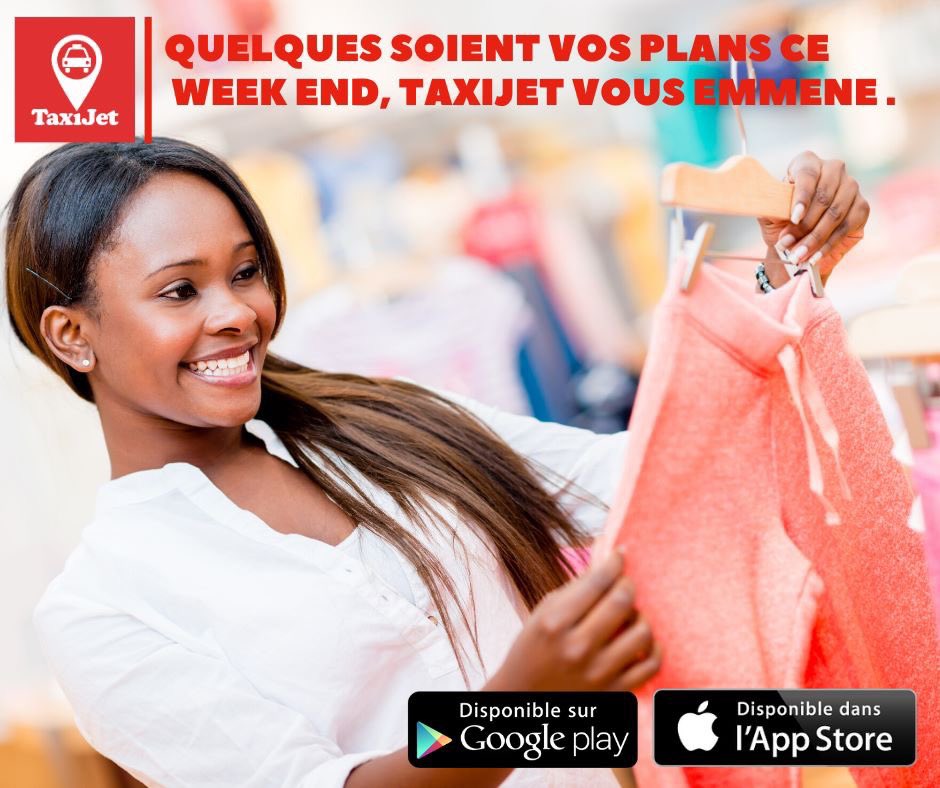 Où allez vous ce week-end?
<a href="/TaxiJetCI/">TaxiJet</a> vous y emmène en 3 clics!
App disponible sur Playstore et dans l'App Store