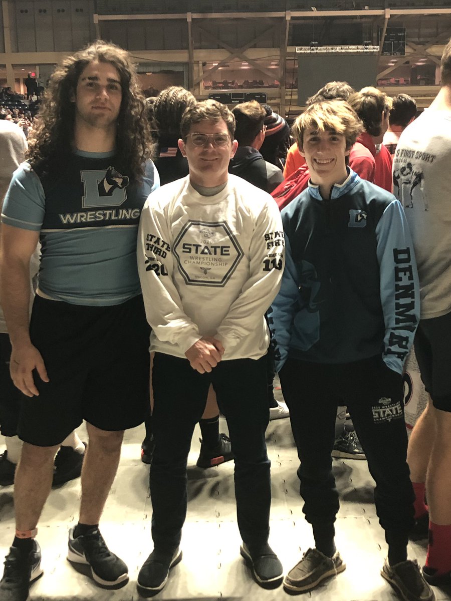 DanesWrestling's tweet photo. First two state placers for Denmark Wrestling. After three days of competition Zach Recker 113 finished 5th and Arthur Marsden 220 finished 3rd.  Both pinned to win and get the Danes an 18th place finish of the 40 team represented. https://t.co/OKi2cJxv0N