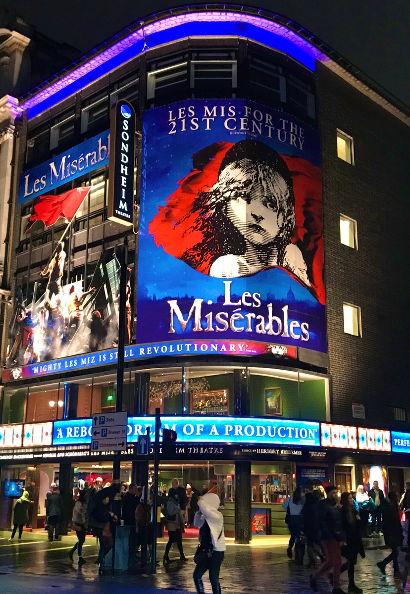 After a great dinner out, we saw the longest running musical in the world!! Les Miserables was fantastic! Great night in Britain’s capital city! 🇬🇧🎉🗺🔥 #westerneurope20 <a href="/ACIStours/">ACIS Tours</a>