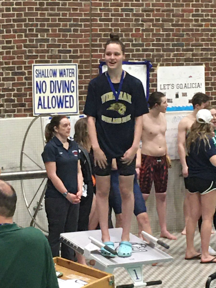 WindhamAthletic's tweet photo. MARTINO AGAIN! @ the NHIAA Swim Championship; Places 1st in the 100 Butterfly. Congratulations! #GoJaguars #ProudAD #shesreallyfast https://t.co/mN1ysePxgC