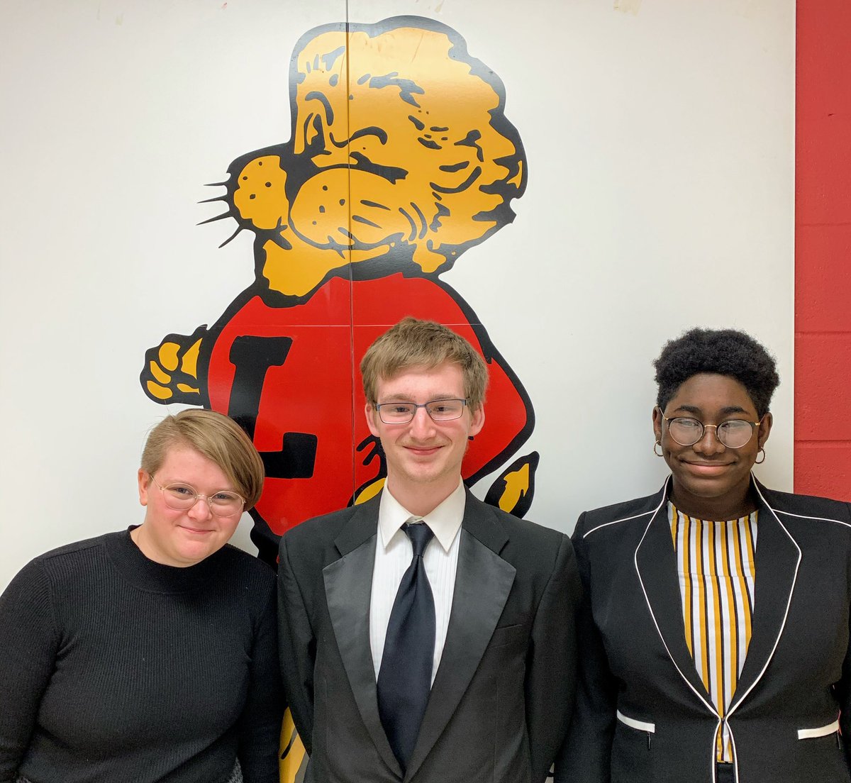 BSHSPerformArts's tweet image. Faith, Zac, and Lorraine competed today at the Lawrence High Forensics Invitational! The novices did very well,  and Zac earned 2nd place in Informative Speech!