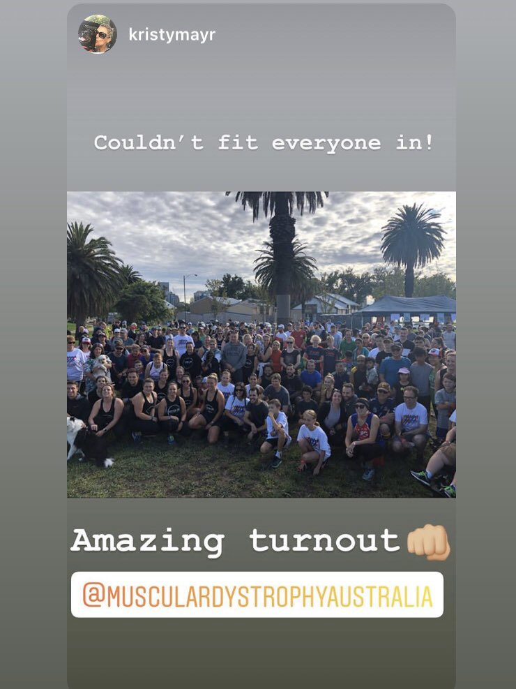 MDAust's tweet photo. You’ve done it Melbourne! Smashed our records! Run for Strength2020 the best ever! Thank you everyone! #RFS2020 #MDARFS #runforstrength #7NewsMelbourne 👏💚 https://t.co/XVejVj8myA