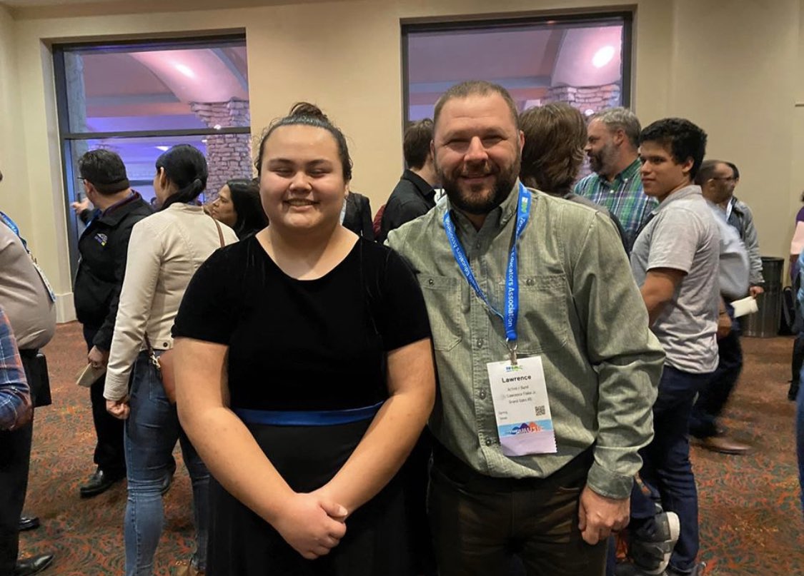 GOHSband's tweet photo. Shout out to Hayley!  Way to go on your All State performance.  We are proud of you! #TMEA #CISDGrandOaks https://t.co/VLIdxGl9as