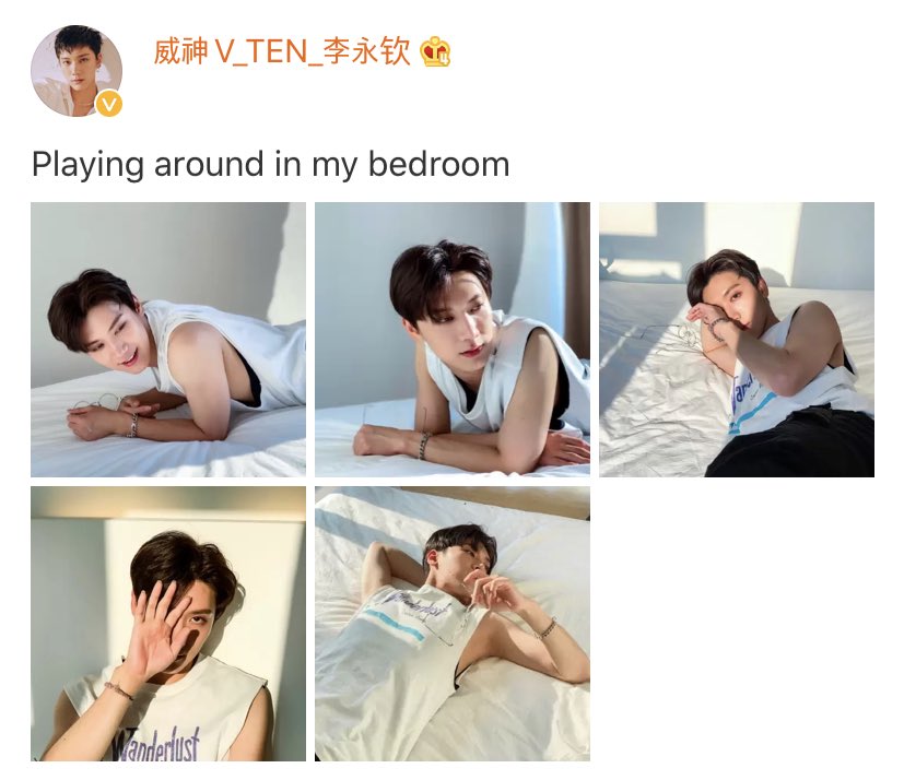 15. Ten.. playing around in his bedroom... FULLY SUPPORT this one
