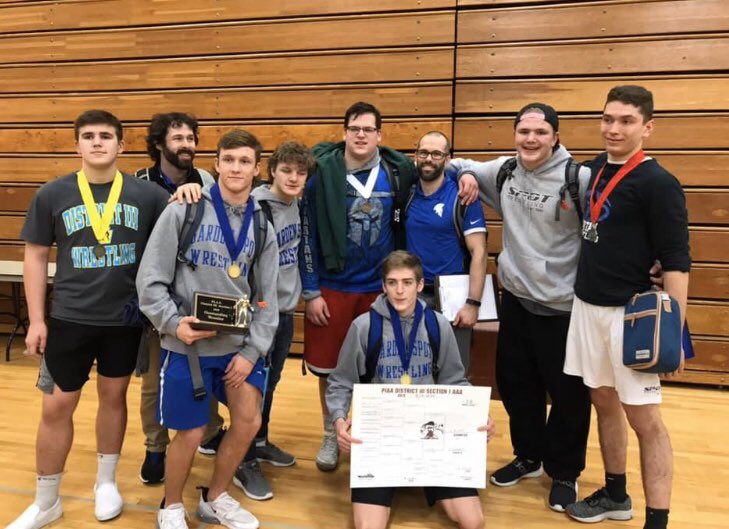 SpotWrestling's tweet photo. Great weekend of wrestling by our Spartans. Team finished 2nd overall with 11 place winners and 7 District qualifiers: 
Casey,Groff,Gehr,Perez,Musser,Swanson and Martin. 

Gunner Gehr was named outstanding wrestler! https://t.co/UH9NPDvLSn