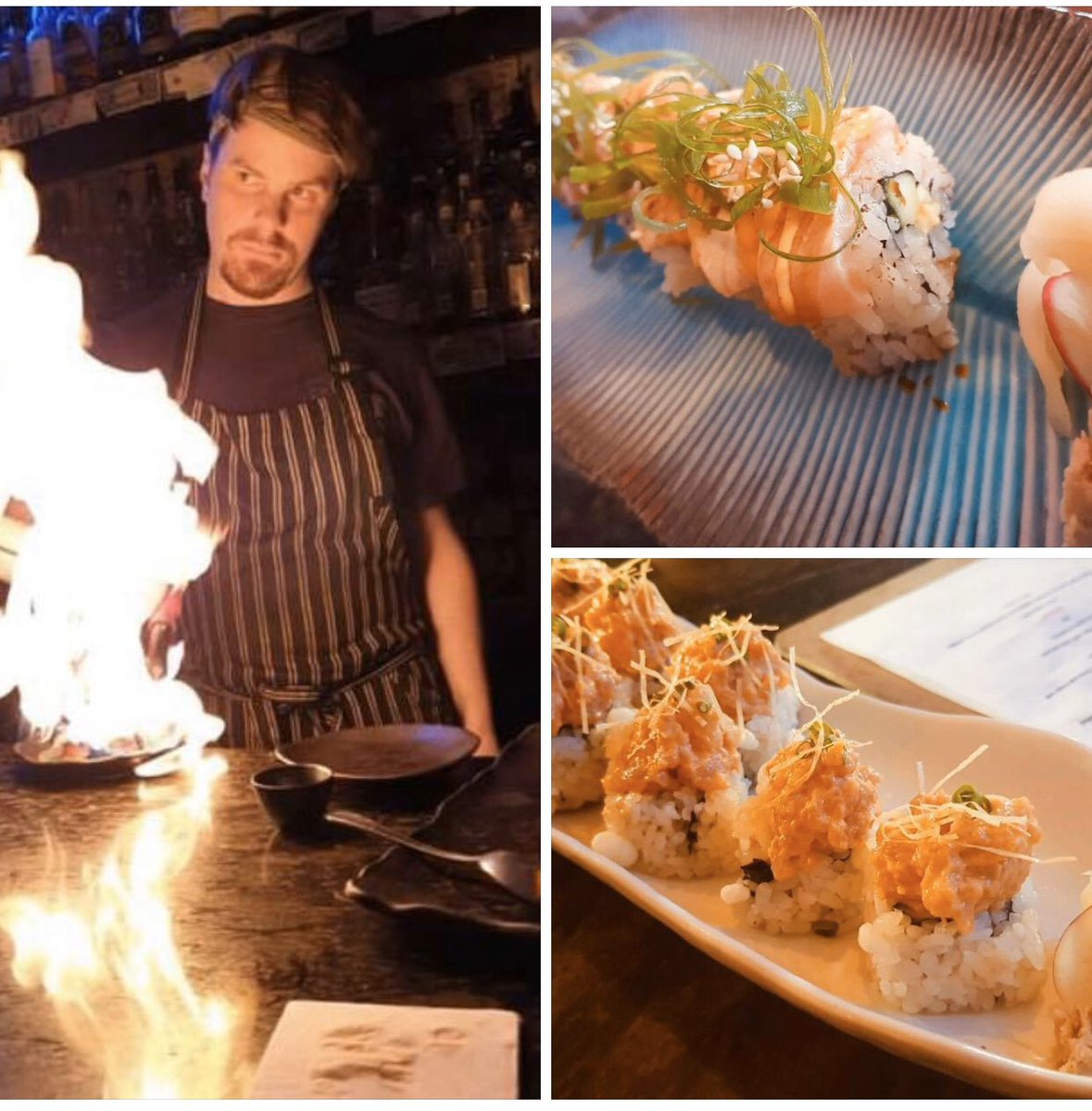 After an awesome Saturday night takeover he’s back for more punishment!
‘Derelicte My Rolls’ will be banging out more fantastic sushi today as part of our weekend takeover of The Tipsy Cow! 
So come on down between 2&amp;7 today!