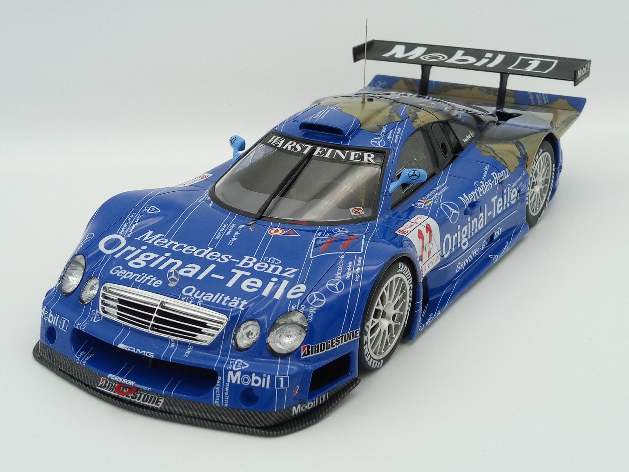 販売 ラジコン デカール ステッカー 京商 メルセデスCLK-GTR 2枚セット