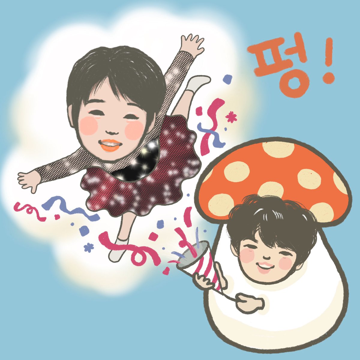 닮게 그리고 싶었지만 똥손의 한계