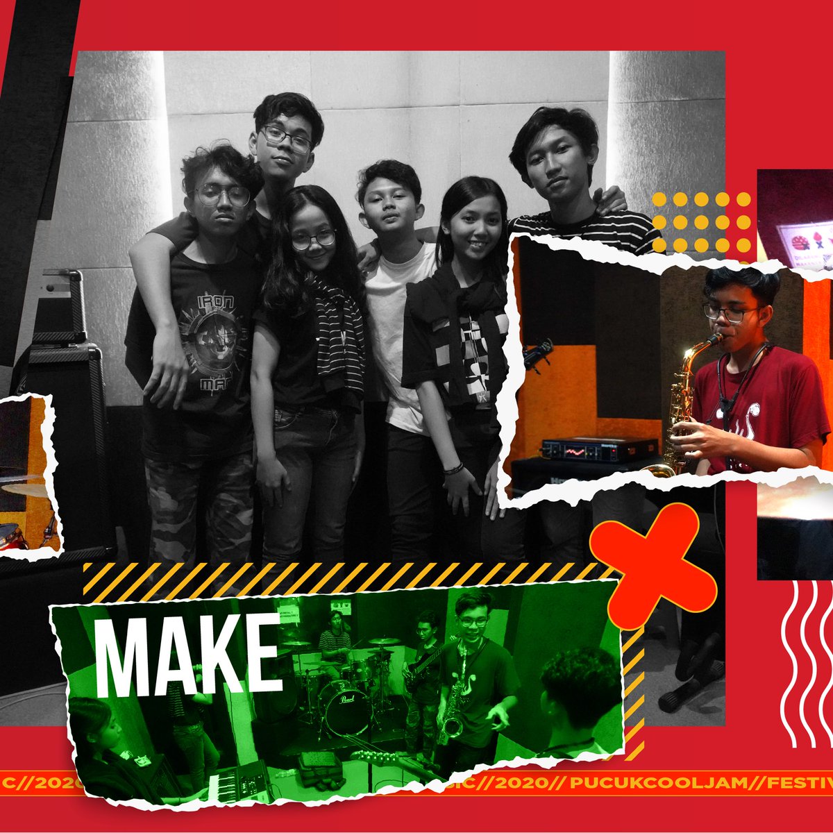 pucukcooljam's tweet photo. 🎶 PRACTICES MAKE PERFECT 👩🏼🎤🕺🏽
Here are the finalist moments while practice before the performance. Karena tiap momen berharga layak dikenang selama-lamanya!
#PucukCoolJam2020 #PCJ2020 #MakeTheJourneyLouder #MusikIndonesia #InfoMusik #BandIndonesia #Ekskul #Pensi #AudisiBand https://t.co/lKTQCmaoDg