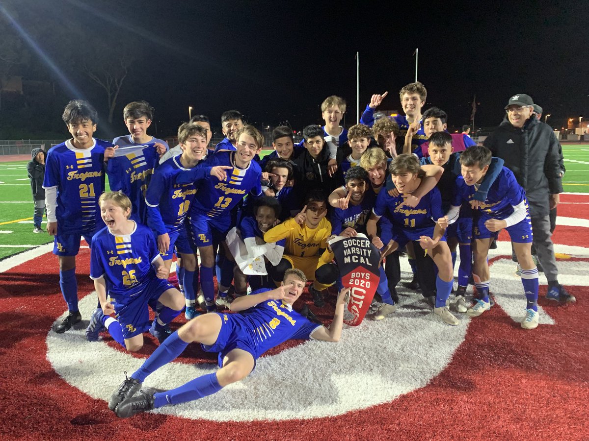 TLHSTrojans's tweet image. TL Boys Varsity Soccer. MCAL Championship!