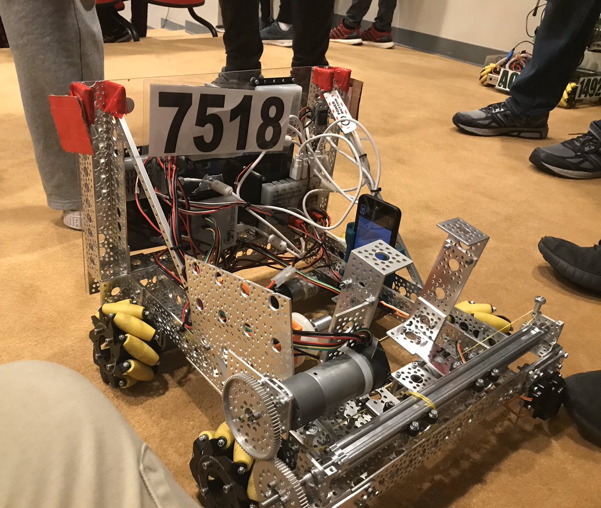 qorobotics's tweet photo. Today was the result of long hours and lots of effort into both teams bots at Capitol Tech University! Both teams did their best against the other teams and represented QO’s spirit. Congratulations to both teams for doing a great job! https://t.co/1ZcsR9jk4k
