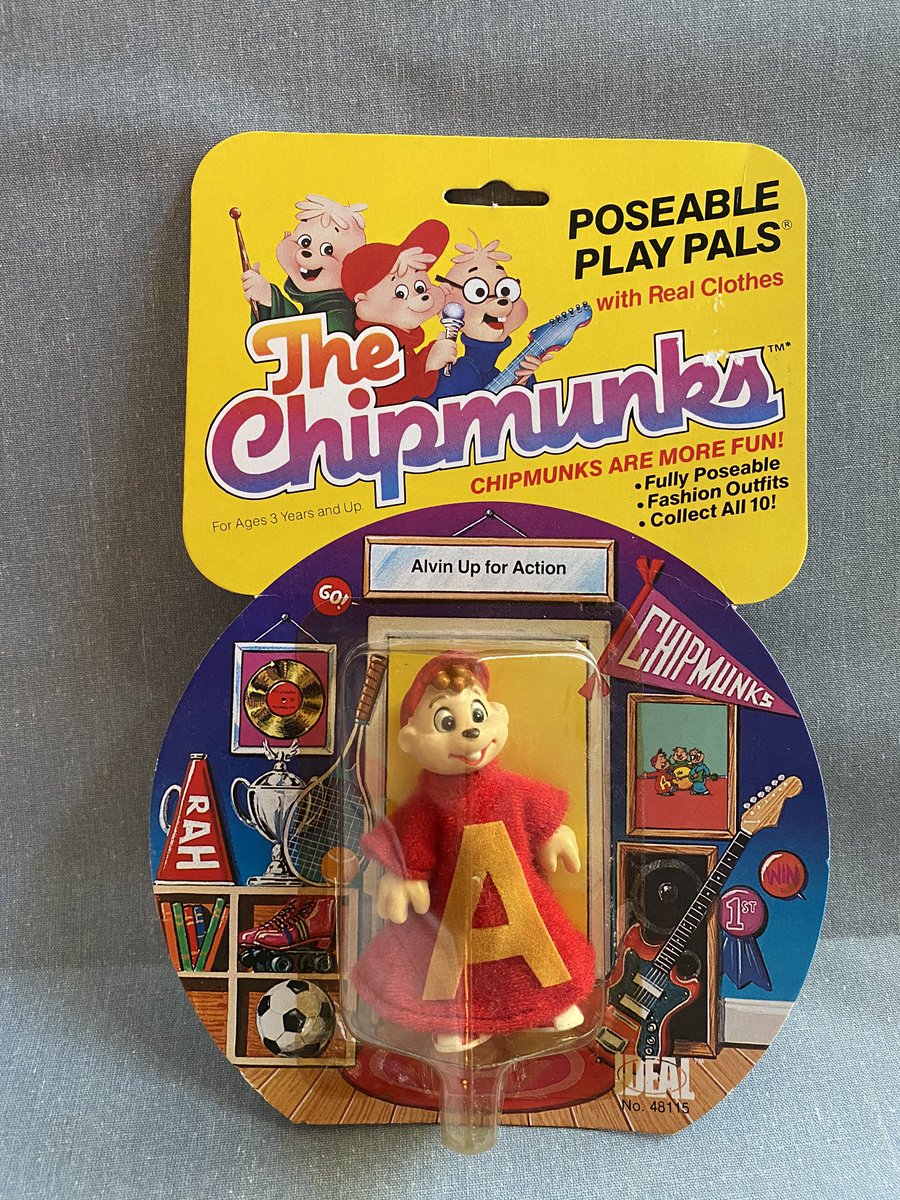 TV & Movie Character Toys Alvin And the Chipmunks Poseable Collectible