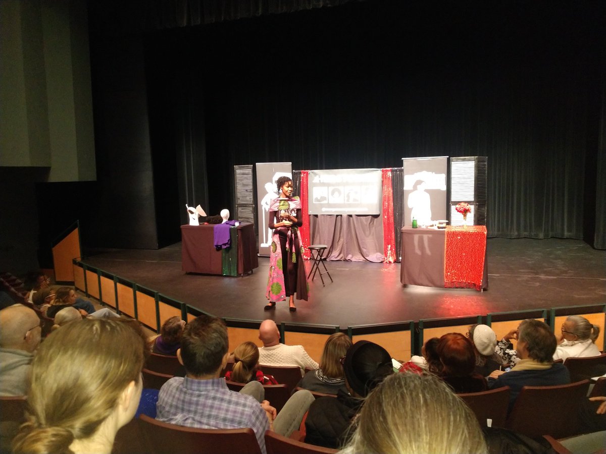 nmabelmorris's tweet image. I'm here at PVCC for a one women act. She wants to get her show in front of Michelle Obama. She does inpercinate Michelle Obama. So Michelle if you should see this contact Herstories@morganaverymccoy.com.  Her performance was outstanding!!