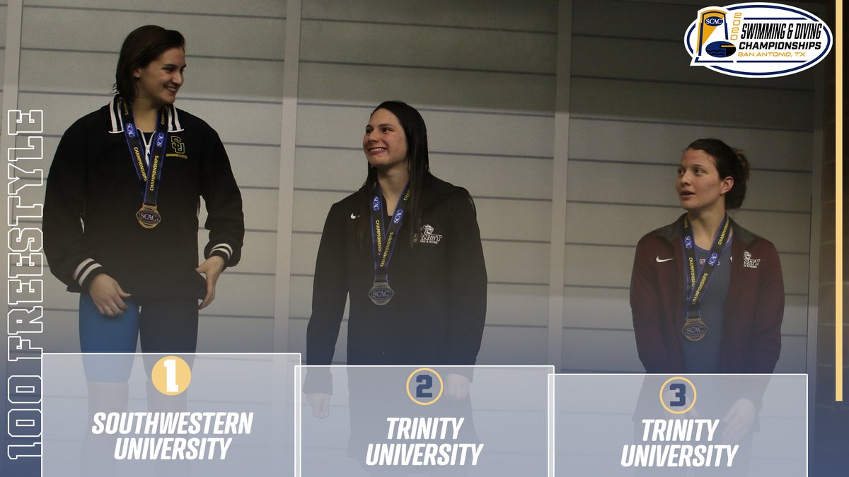 SCAC_Sports's tweet image. Jesse Stovall of @SUPirates defends her title in the 100 Freestyle!

#SCACChamps | #SCACSwim