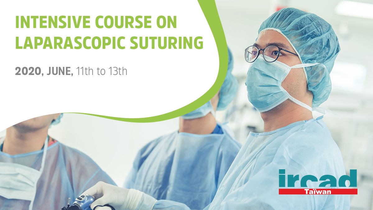 On June 11 to 13, Ircad Taiwan receives the Intensive Laparoscopic Suture course. With theoretical and practical modules, will be taught to safely insert and handle a 1/8-inch curved needle and one-handed surgical instrument manipulation. Subscribe: bit.ly/2NaP2r3