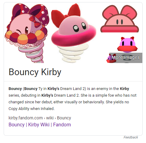 Bouncy, Kirby Wiki